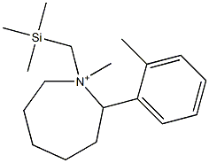 1-(Trimethylsilylmethyl)-1-methyl-2-(2-methylphenyl)hexahydro-1H-azepin-1-ium|