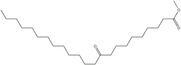 10-オキソトリコサン酸メチル 化学構造式
