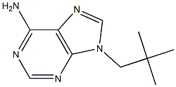 6-Amino-9-(2,2-dimethylpropyl)-9H-purine Struktur