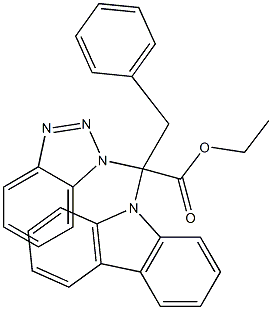 2-(1H-Benzotriazol-1-yl)-2-(9H-carbazol-9-yl)-3-phenylpropanoic acid ethyl ester