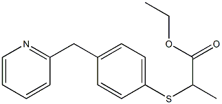 2-[[4-[(2-Pyridinyl)methyl]phenyl]thio]propionic acid ethyl ester|