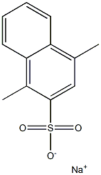 1,4-Dimethyl-2-naphthalenesulfonic acid sodium salt Structure