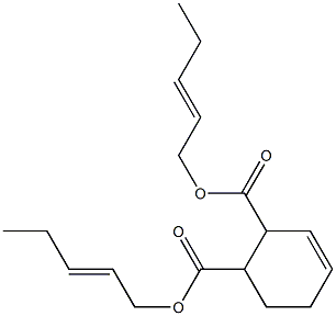 3-Cyclohexene-1,2-dicarboxylic acid bis(2-pentenyl) ester