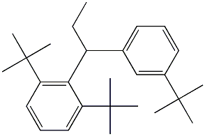 1-(2,6-Di-tert-butylphenyl)-1-(3-tert-butylphenyl)propane|