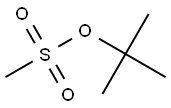 Methanesulfonic acid tert-butyl ester,,结构式