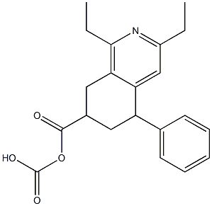 5,6,7,8-Tetrahydro-5-phenylisoquinoline-7,7-dicarboxylic acid diethyl ester,,结构式