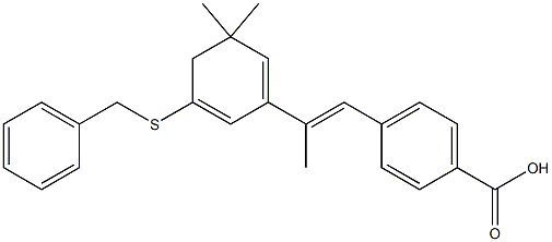 4-[(E)-2-[(3,3-Dimethyl-2,3-dihydro-1-benzothiophen)-5-yl]-1-propenyl]benzoic acid|