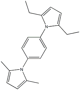 1-(2,5-Dimethyl-1H-pyrrol-1-yl)-4-(2,5-diethyl-1H-pyrrol-1-yl)benzene