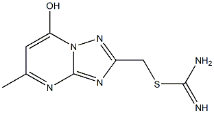 Carbamimidothioic acid (7-hydroxy-5-methyl[1,2,4]triazolo[1,5-a]pyrimidin-2-yl)methyl ester|