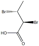 (2S,3R)-2,3-Dibromobutyric acid Structure