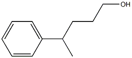 4-フェニルペンチルアルコール 化学構造式