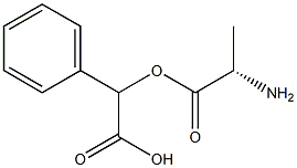 2-(L-Alanyloxy)-2-phenylacetic acid Structure