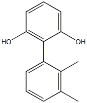 2-(2,3-Dimethylphenyl)benzene-1,3-diol Struktur