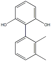 2-(2,3-Dimethylphenyl)benzene-1,3-diol Structure