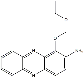 1-(Ethoxymethoxy)phenazin-2-amine Structure