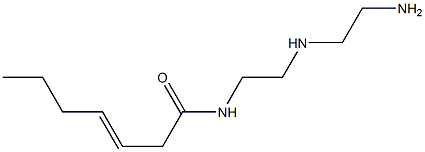 N-[2-[(2-Aminoethyl)amino]ethyl]-3-heptenamide Structure