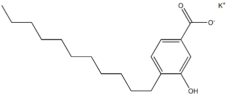 4-Undecyl-3-hydroxybenzoic acid potassium salt