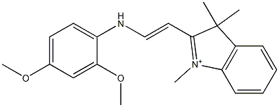 2-[2-(2,4-Dimethoxyanilino)vinyl]-1,3,3-trimethyl-3H-indolium|