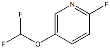 2-Fluoro-5-difluoromethoxypyridine 结构式