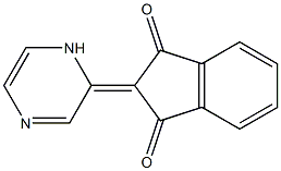 2-[Pyrazin-2(1H)-ylidene]-indane-1,3-dione Struktur