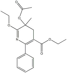 3-Acetoxy-2-ethoxy-5-ethoxycarbonyl-3-methyl-6-phenyl-3,4-dihydropyridine