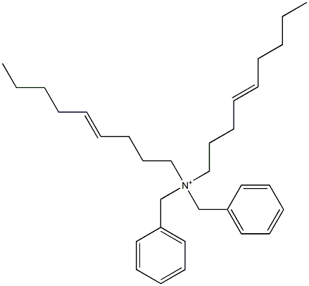 Di(4-nonenyl)dibenzylaminium Structure