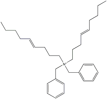 Di(4-nonenyl)dibenzylaminium 结构式