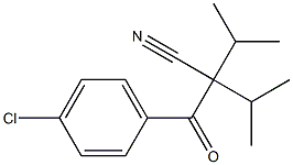 2-Isopropyl-2-(4-chlorobenzoyl)-3-methylbutanenitrile