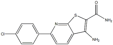 3-Amino-6-(4-chlorophenyl)thieno[2,3-b]pyridine-2-carboxamide