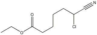 6-Chloro-6-cyanohexanoic acid ethyl ester