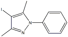 1-Phenyl-3,5-dimethyl-4-iodo-1H-pyrazole Structure