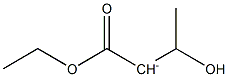 1-Ethoxy-3-hydroxy-1-oxobutan-2-ide Struktur