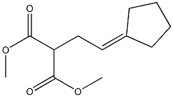 2-(2-Cyclopentylideneethyl)malonic acid dimethyl ester|