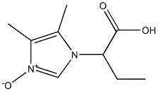2-[(4,5-Dimethyl-1H-imidazole 3-oxide)-1-yl]butanoic acid Struktur