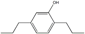 2,5-Dipropylphenol Struktur