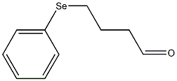 4-(Phenylseleno)butanal Structure