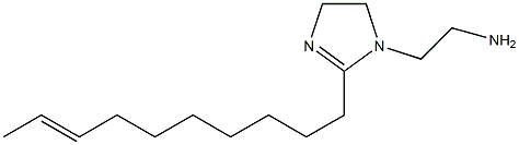 1-(2-アミノエチル)-2-(8-デセニル)-2-イミダゾリン 化学構造式