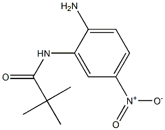 N-(2-Amino-5-nitrophenyl)-2,2-dimethylpropionamide 结构式