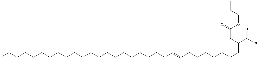 2-(8-Triacontenyl)succinic acid 1-hydrogen 4-propyl ester,,结构式
