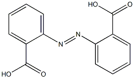 (E)-2,2'-Azobenzenedicarboxylic acid,,结构式