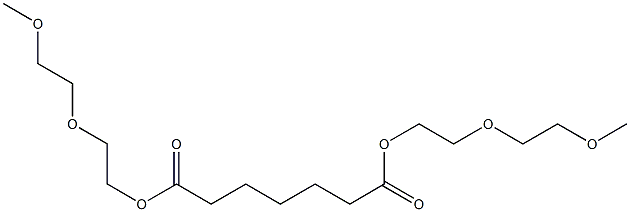 Heptanedioic acid bis[2-(2-methoxyethoxy)ethyl] ester 结构式