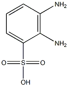 2,3-Diaminobenzenesulfonic acid,,结构式