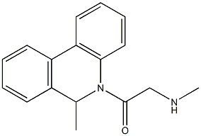 5-[(Methylamino)acetyl]-6-methyl-5,6-dihydrophenanthridine