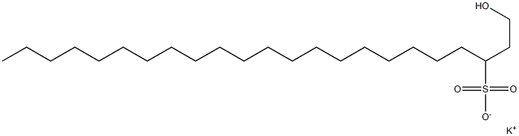 1-Hydroxytricosane-3-sulfonic acid potassium salt