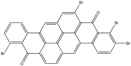 1,7,9,10-Tetrabromo-8,16-pyranthrenedione,,结构式