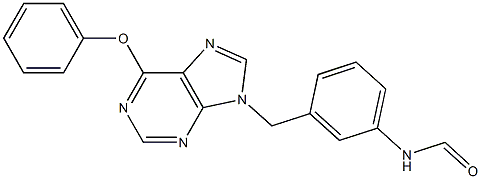 N-[3-[[6-Phenoxy-9H-purin-9-yl]methyl]phenyl]formamide