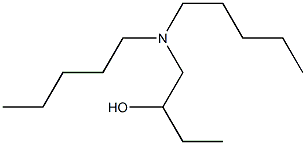 1-Dipentylamino-2-butanol Structure