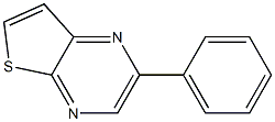 2-Phenylthieno[2,3-b]pyrazine 结构式