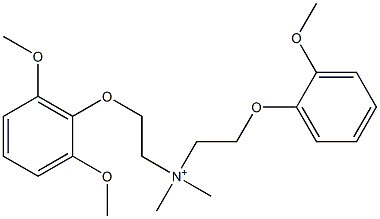 Dimethyl[2-(2-methoxyphenoxy)ethyl][2-(2,6-dimethoxyphenoxy)ethyl]aminium