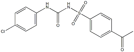 1-(4-Acetylphenylsulfonyl)-3-(4-chlorophenyl)urea|